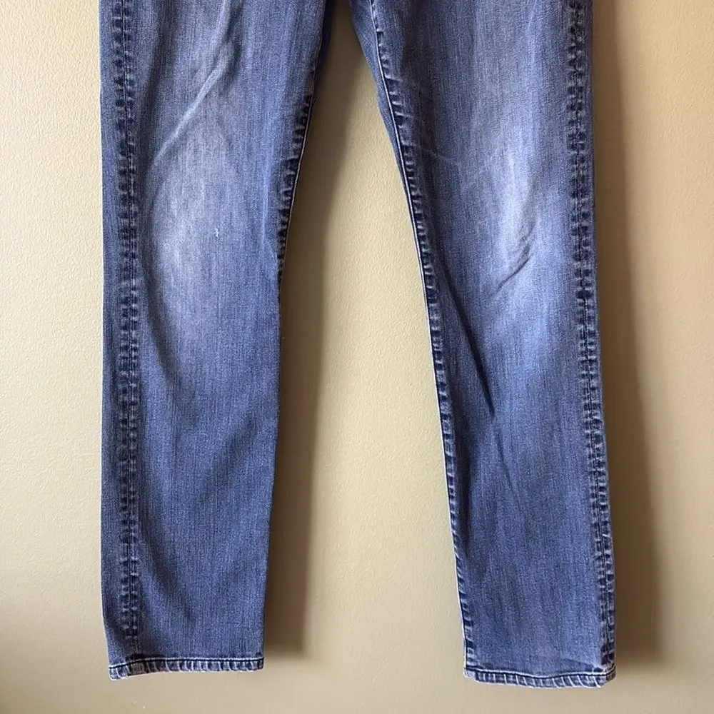 7 For all Mankind The Straight Men's Medium Wash Denim Jeans Sz 33